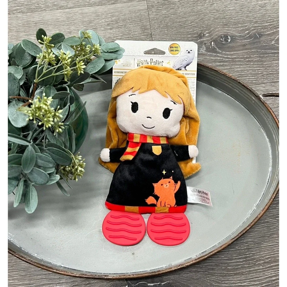 Harry Potter Hermoine Granger Blanky With Teether Crinkle‎ Soft Toy Infant Baby